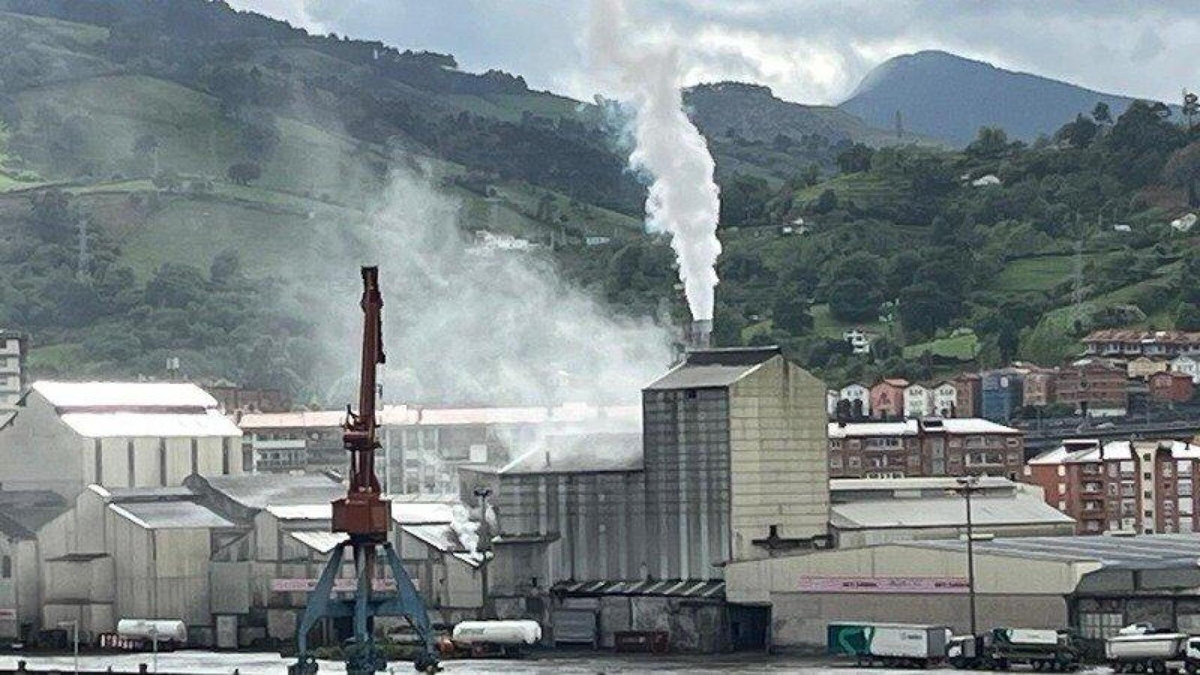 Vista de Profersa en Punta Zorrotza, en Bilbao.