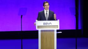 Carlos Torres en la Junta de Accionistas de BBVA.