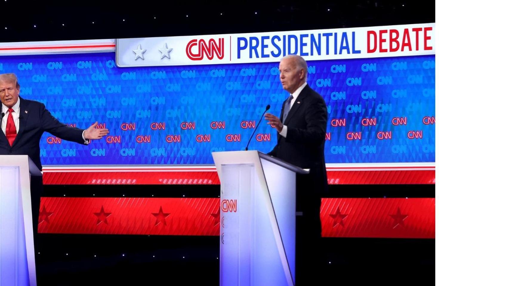 Debate entre Trump y Biden.