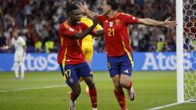 España conquista la Eurocopa con goles de Nico Williams y Mikel Oyarzabal, en la imagen