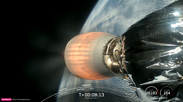 Captura de pantalla de Space X, LUR-1