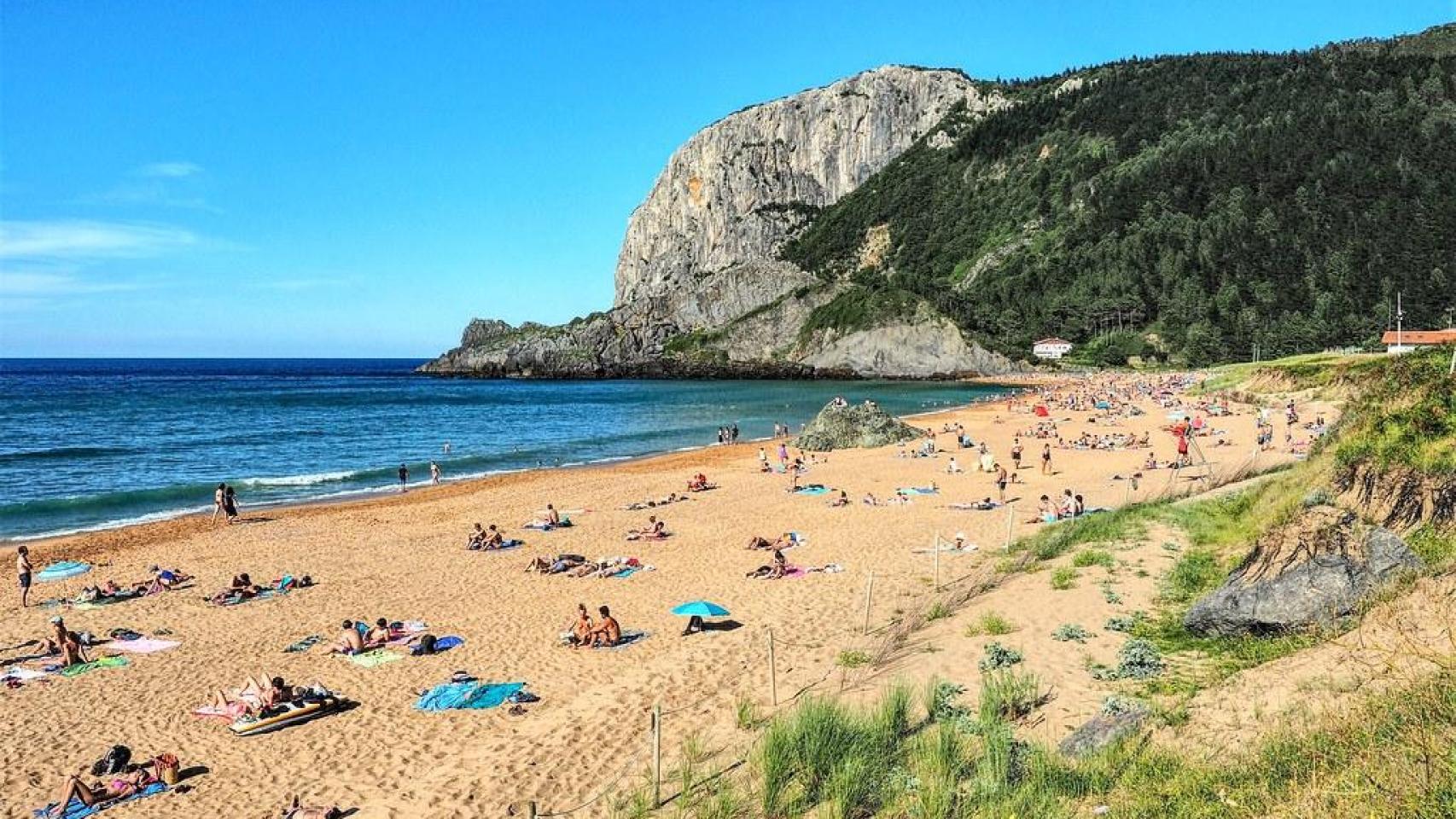 La playa más sorprendente de Euskadi.