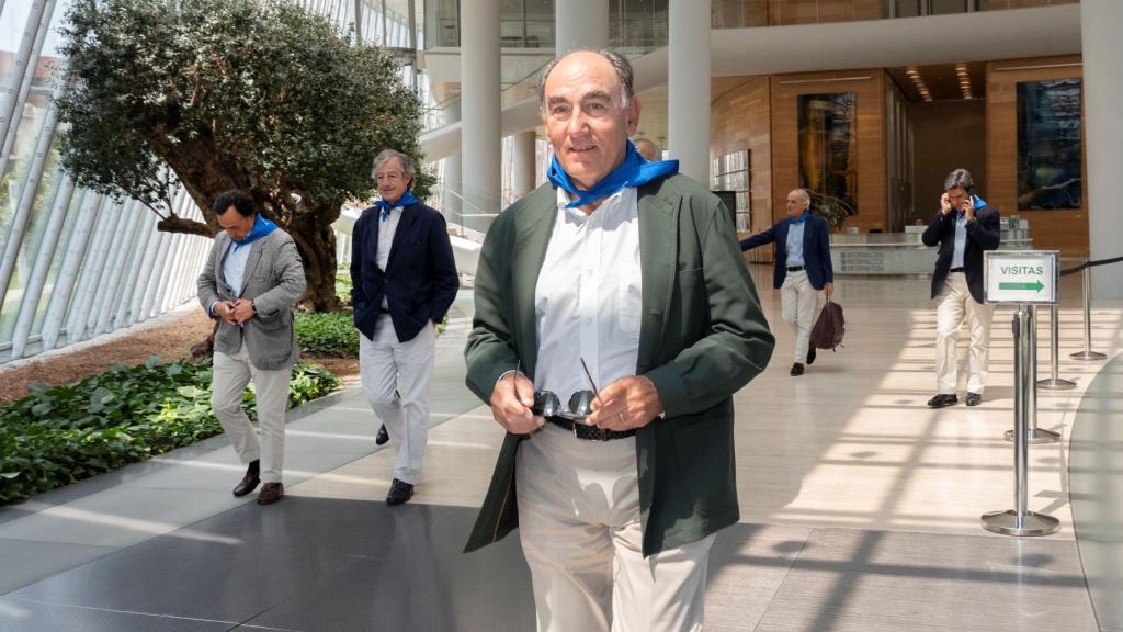 Ignacio Galán, en la reunión con el equipo directivo de Iberdrola