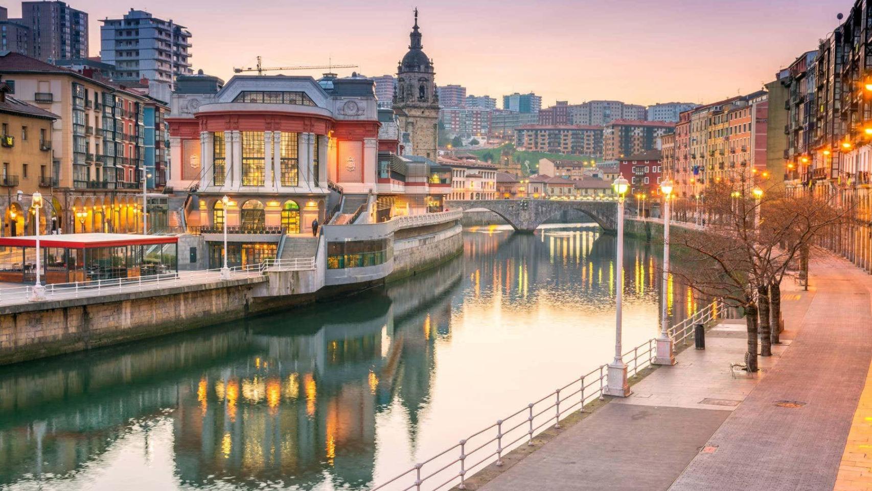 El mercado de la Ribera, en Bilbao.