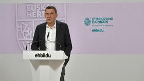 El coordinador general de EH Bildu, Arnaldo Otegi / EUROPA PRESS