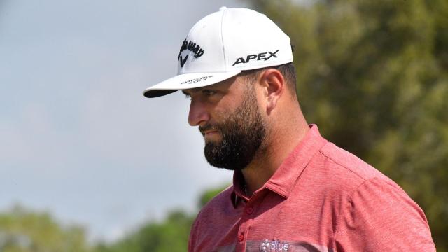 Jon Rahm, durante la disputa de un torneo esta temporada en LIV Golf.