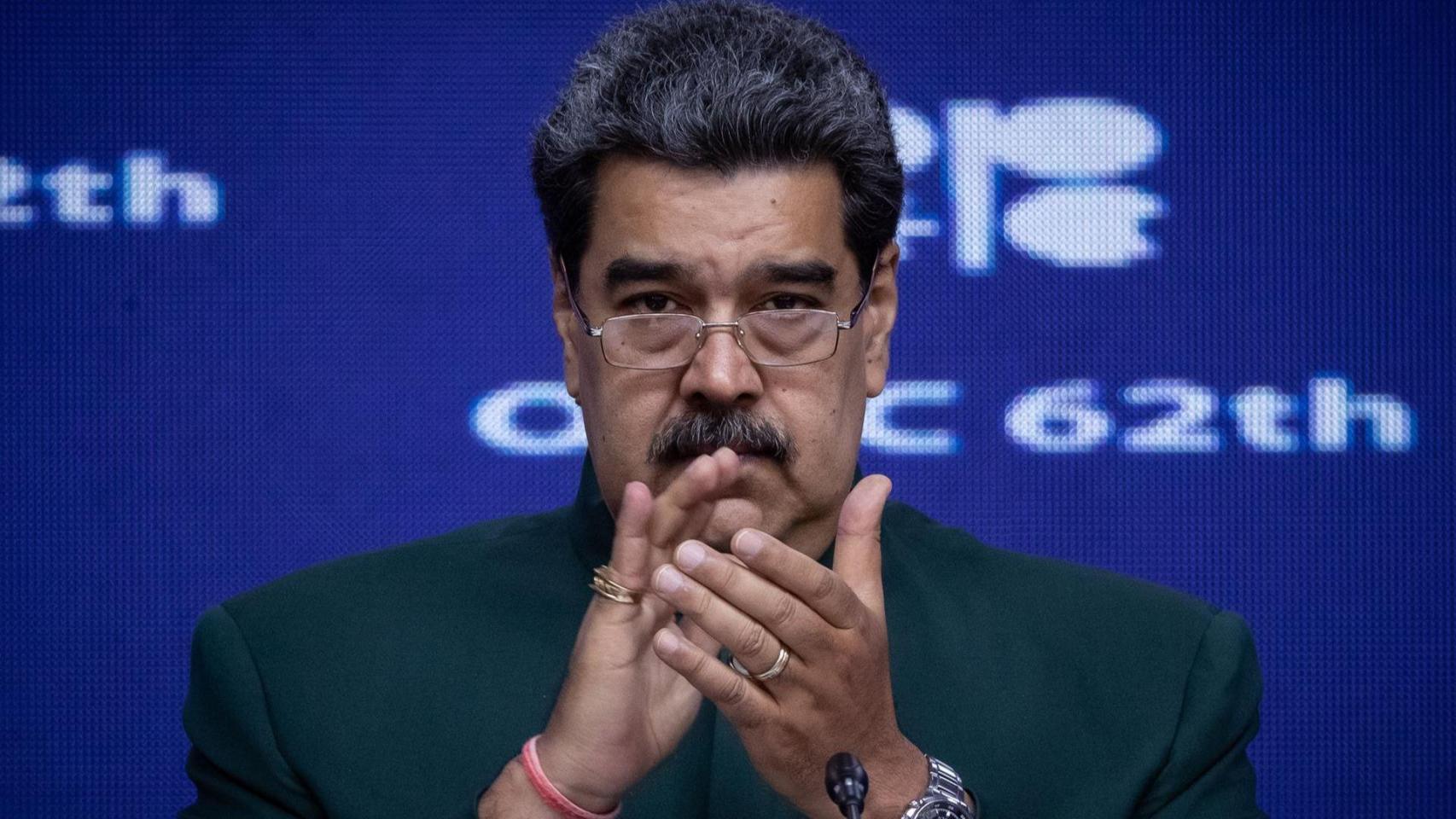 El Presidente de Venezuela, Nicolás Maduro.