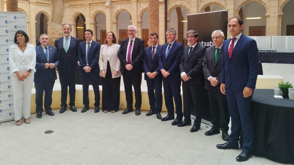 Participantes en las XI Jornadas Financieras organizadas por Deusto Business School en Bilbao.