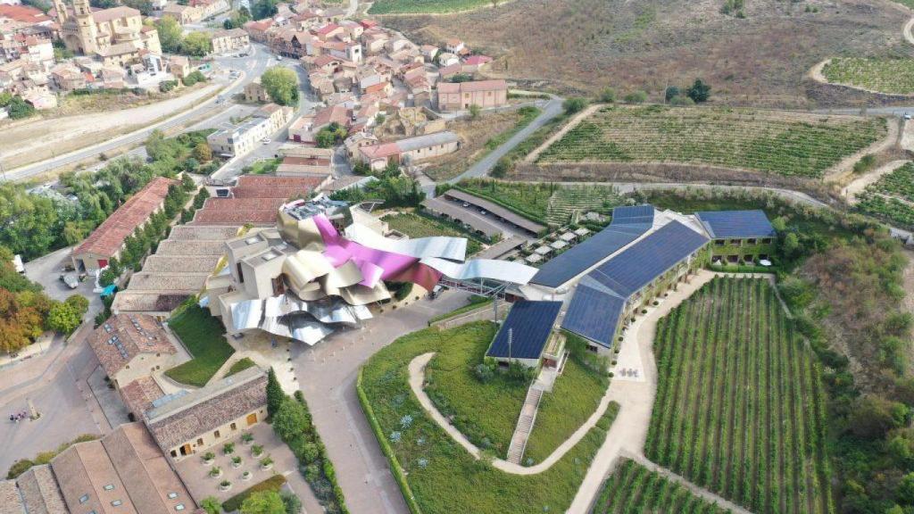 Instalaciones de Bikote Solar en las bodegas Marqués de Riscal