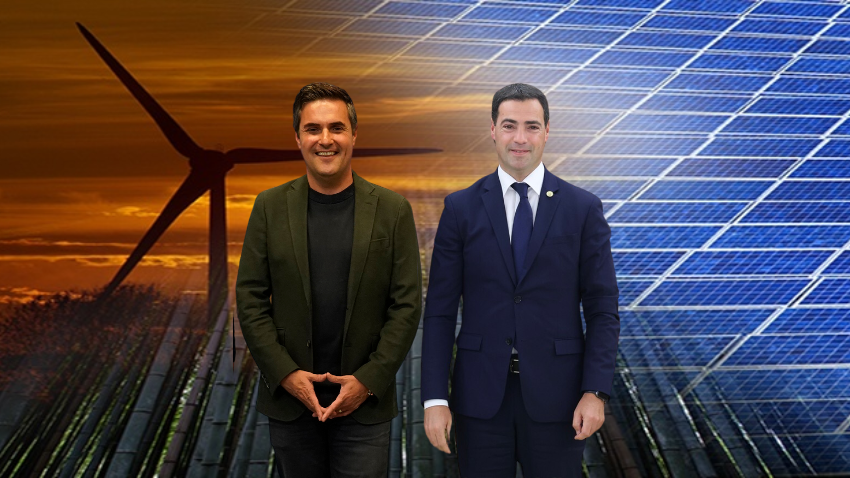 Mikel Jauregi, consejero de Industria, Transición Energética y Sostenibilidad, e Imanol Pradales, lehendakari