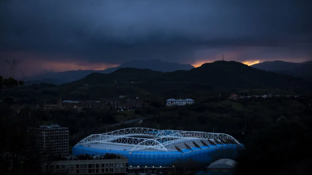 El Estadio Anoeta, visto desde otra perspectiva.