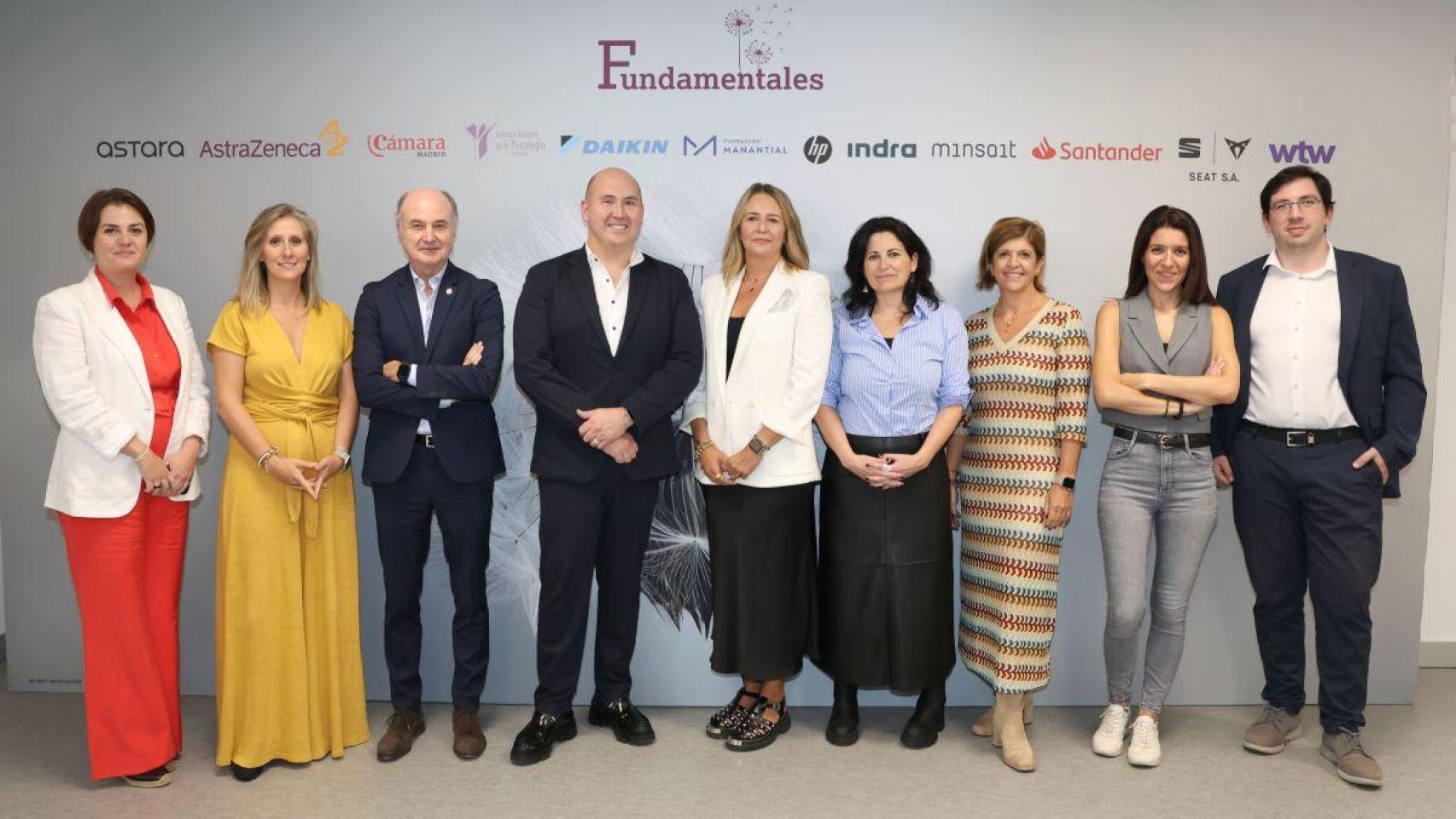 La primera alianza de empresas comprometida con la promoción de la salud mental en el entorno laboral, ‘Fundamentales’, presentó este miércoles una hoja de ruta diseñada para fomentar el bienestar mental entre sus profesionales