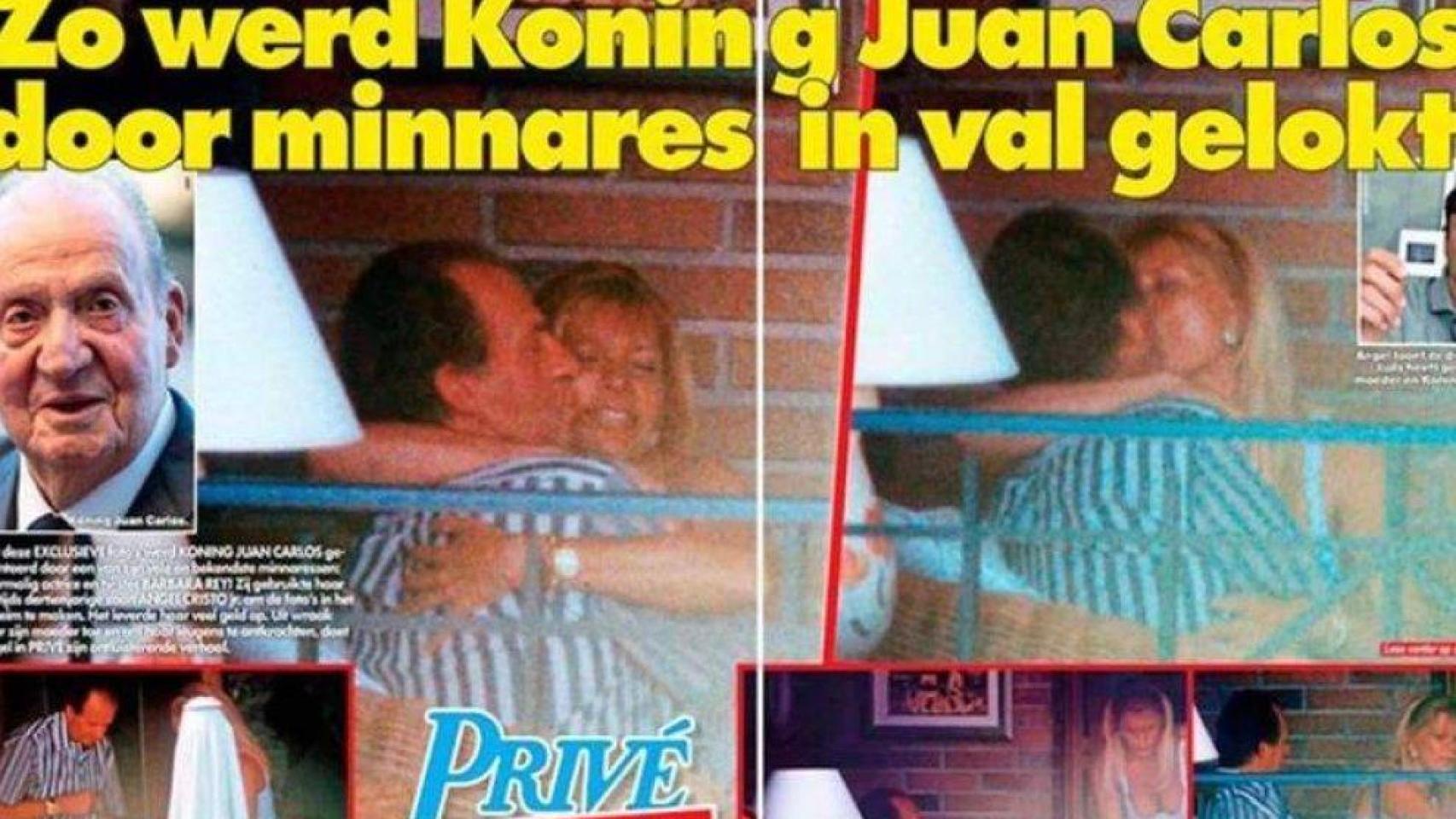 Privé, una revista neerlandesa, divulga por primera vez imágenes de un encuentro entre Juan Carlos I y Bárbara Rey en 1994 | Privé