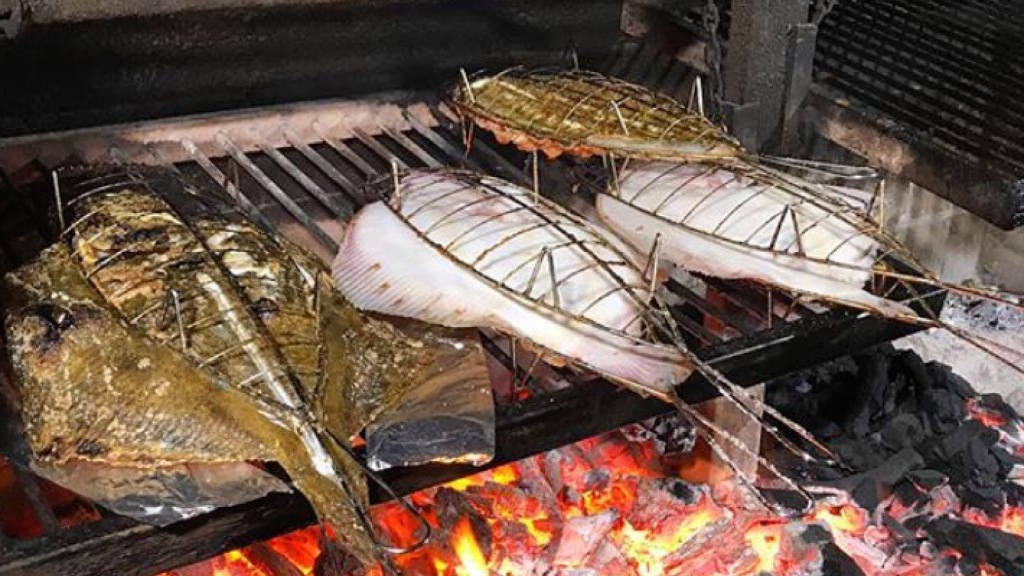 Rodaballos del restaurante Portuetxe.