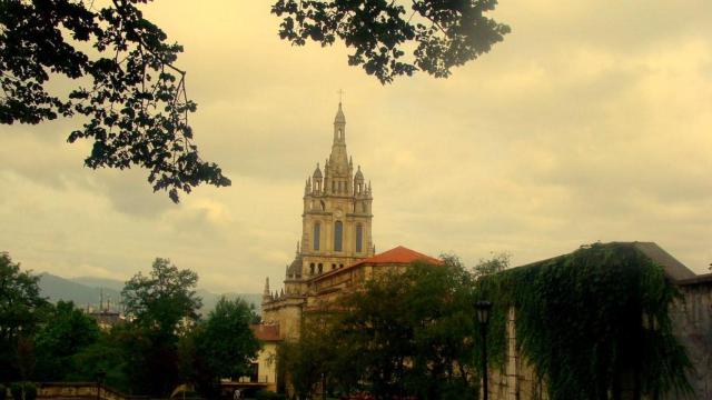 La basílica de Begoña en Bilbao.