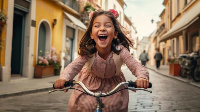 Niña feliz.