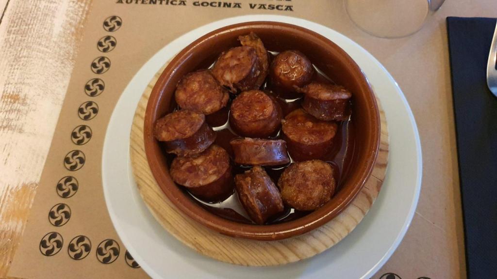 Chorizo a la sidra / El Vasco de la Vegueta