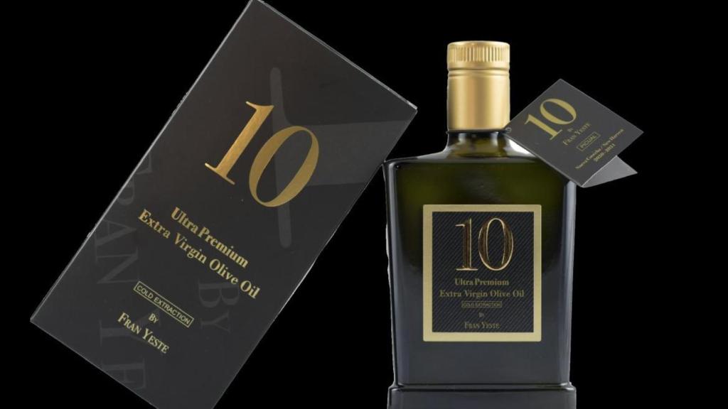 Botellitas de 500 ml del aceite 'Gourmet 10 by Fran Yeste'