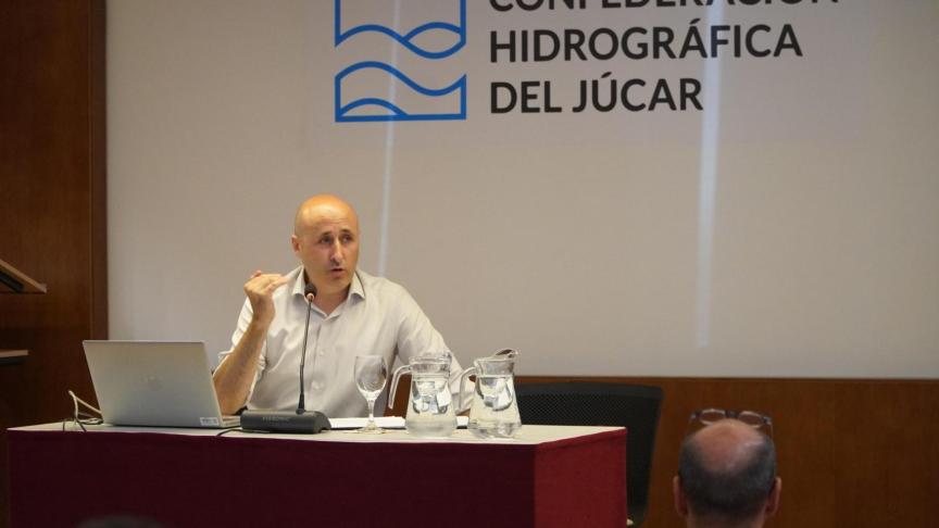 El presidente de la Confederación Hidrográfica del Júcar (CHJ), Miguel Polo