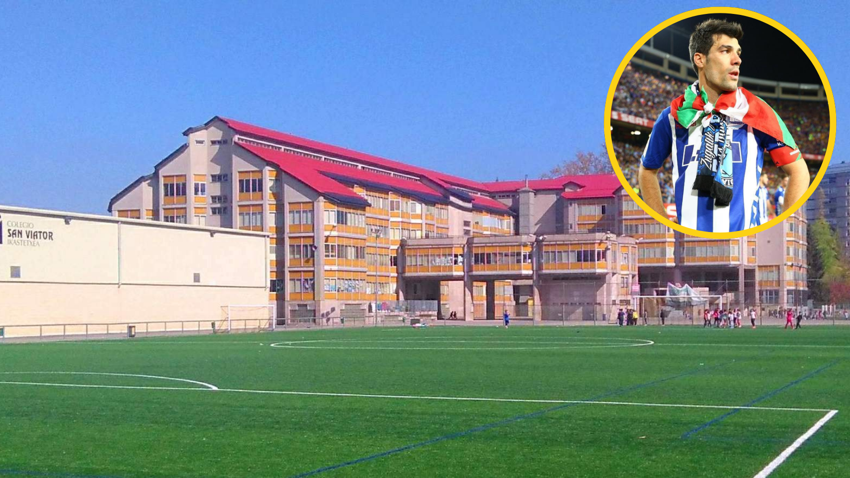 Así es el colegio vasco donde estudió el futbolista Manu García: cristiano, concertado y mixto