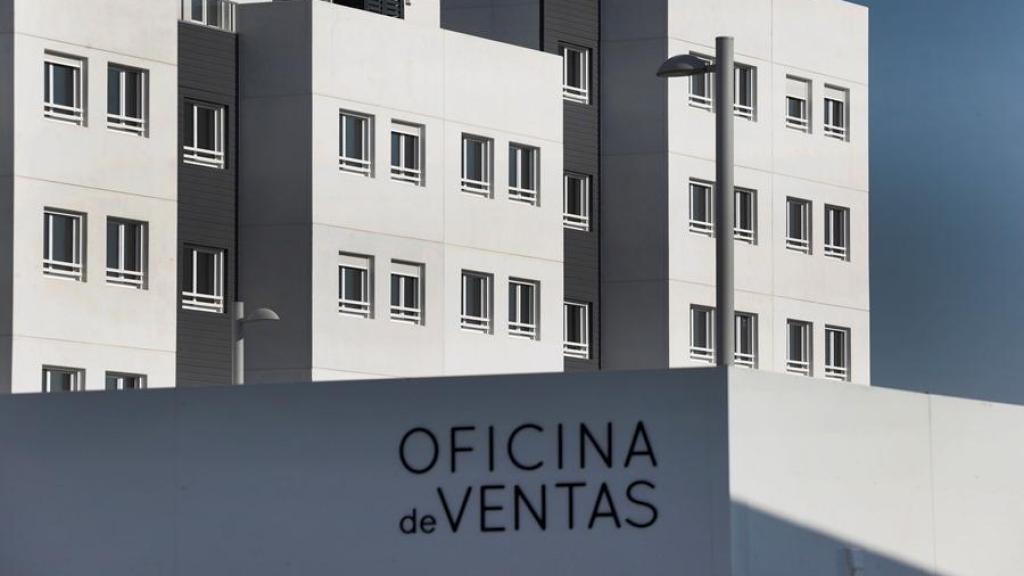 Vista de bloques de viviendas en venta