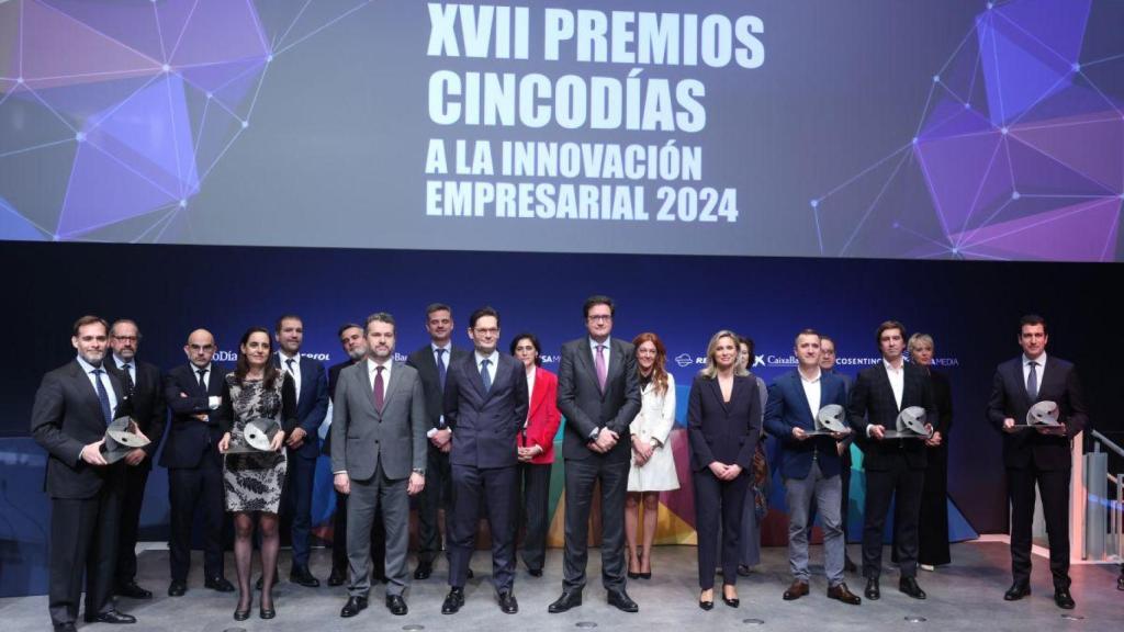 Imagen del acto de entrega de los premios.