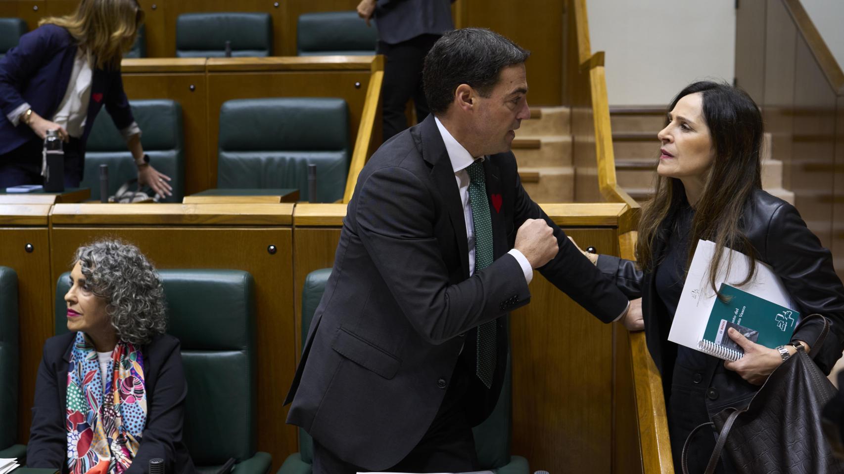 Celebración del Pleno de control del Parlamento vasco / ADRIÁN RUIZ HIERRO - EFE