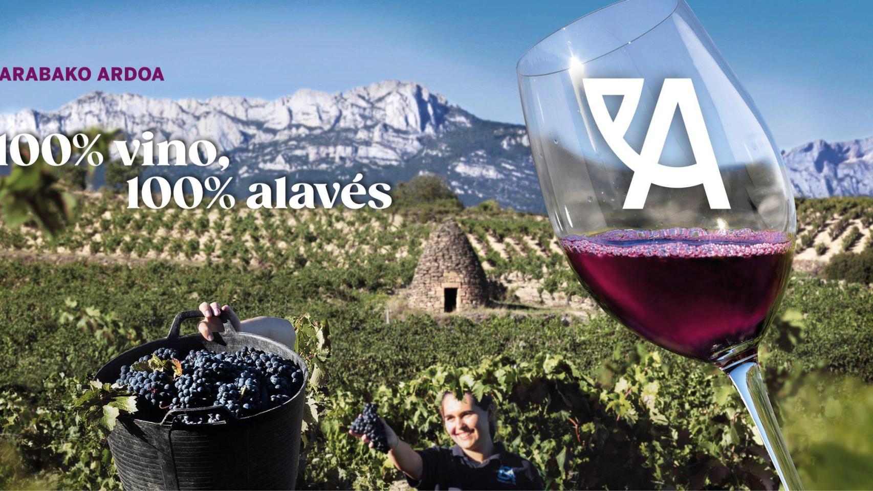 'A', la nueva marca diferenciadora de los vinos de Rioja Alavesa