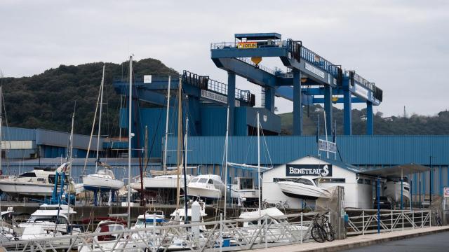 Imágenes de Astilleros Balenciaga, en la localidad de Zumaia.
