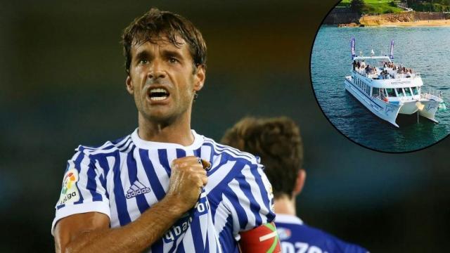 Xabi Prieto, durante su última temporada como jugador de la Real Sociedad.