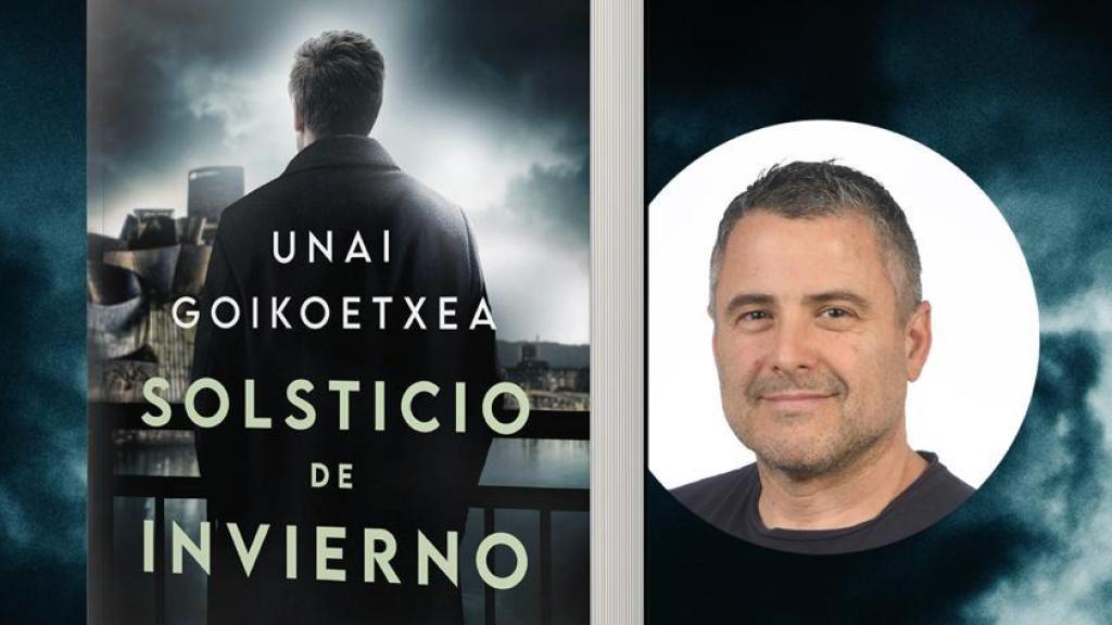 Unai Goikoetxea y su libro.