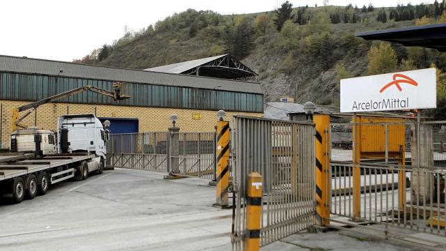 Planta de Arcelor Mittal en Olaberria. / EFE