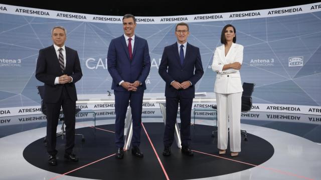 Debate entre Pedro Sánchez y Alberto Núñez Feijóo / JUANJO MARTÍN - EFE