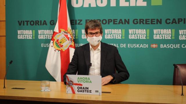 Gorka Urtaran, alcalde de Vitoria-Gasteiz. EP