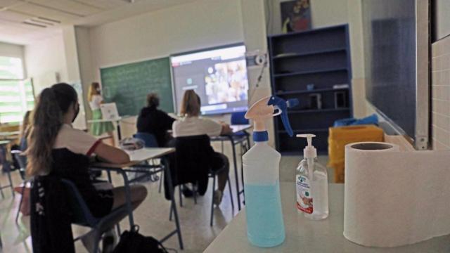 Aula de un colegio vasco/ EP