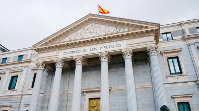 El Congreso de los Diputados, en Madrid.