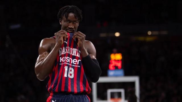 Diop lamenta que el último triunfo no permita al Baskonia acceder a la Copa del Rey.