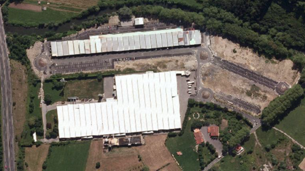 El Polígono Industrial Xey de Zumaia, antes de ser propiedad de Sprilur.