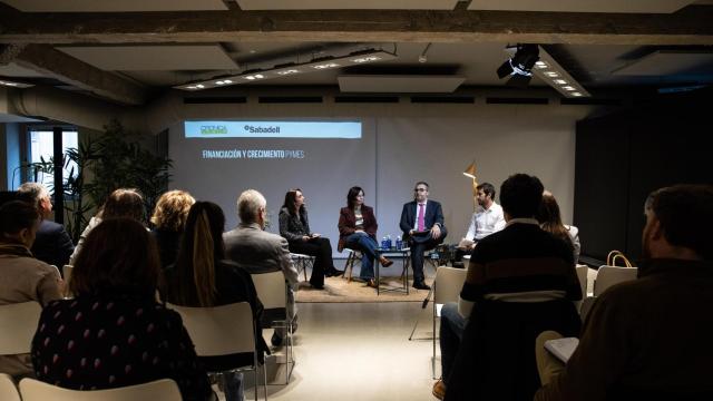 Imagen de la segunda mesa de debate en la jornada de Crónica Vasca y Sabadell.