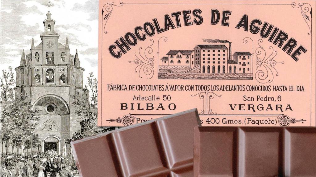 La marca de chocolate que tenía la familia Aguirre.