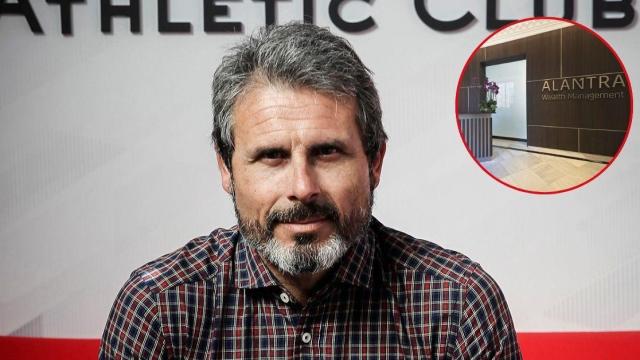 Rafa Alkorta, durante su etapa como director deportivo del Athletic Club.