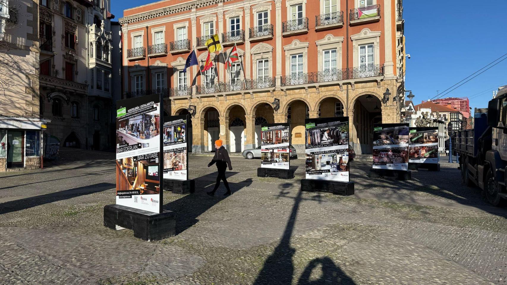 La exposición Expo NegoziOn en Portugalete (Bizkaia)