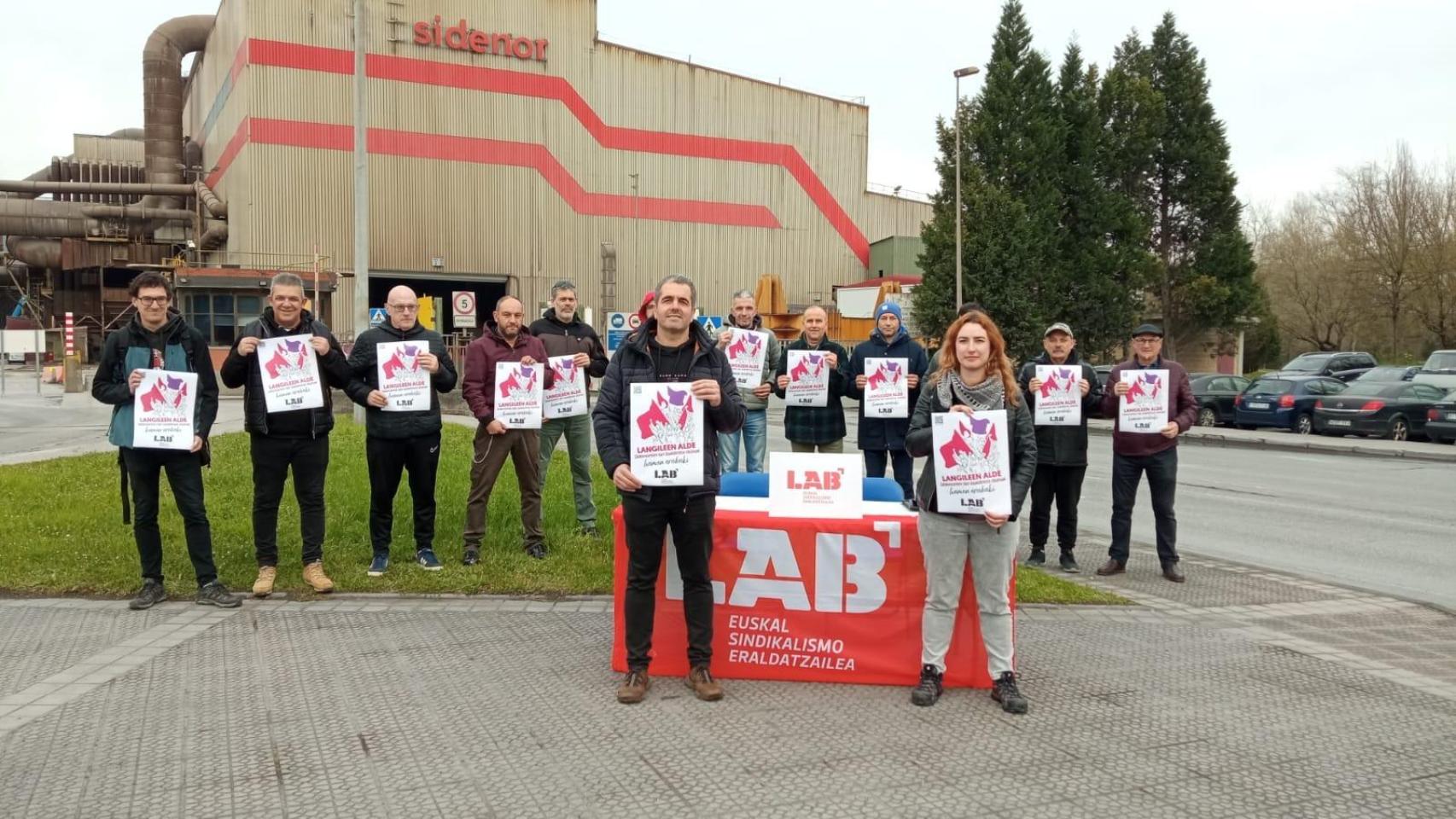 LAB denuncia que la situación de las y los trabajadores en Sidenor está empeorando