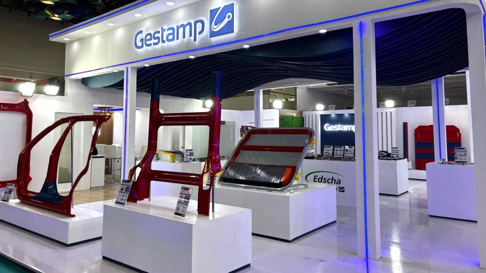 Exposición de piezas de Gestamp