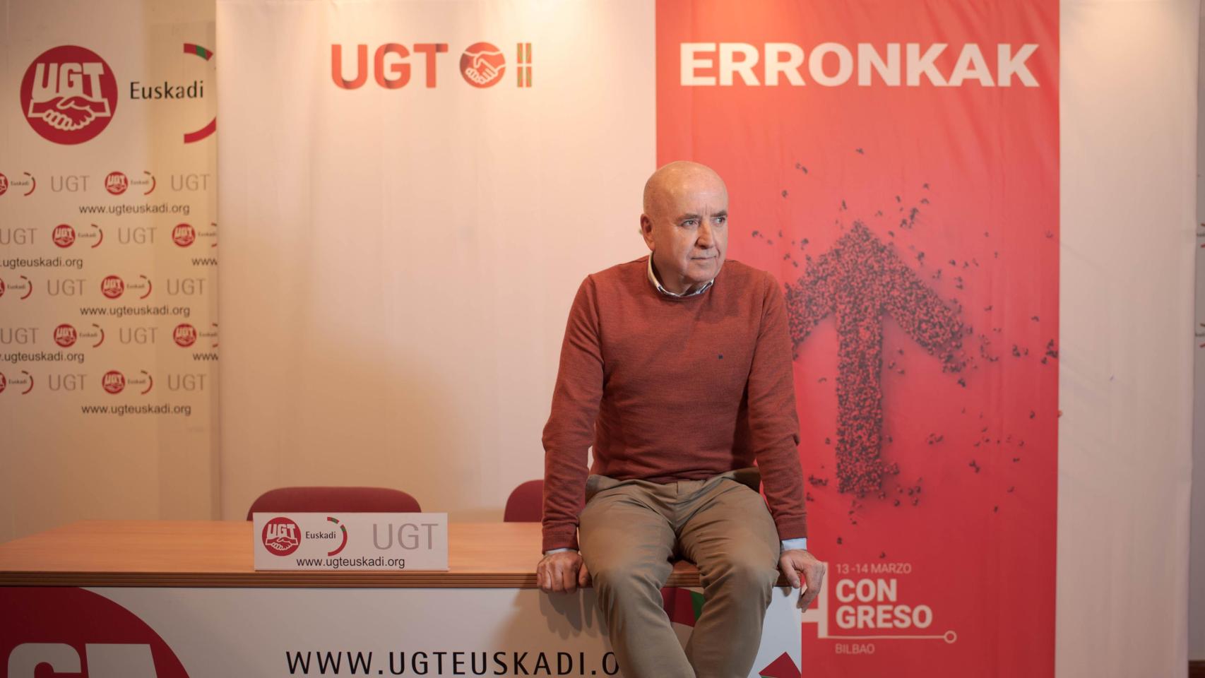 Raúl Arza dejará de ser secretario general de UGT-Euskadi esta próxima semana / Araba Press