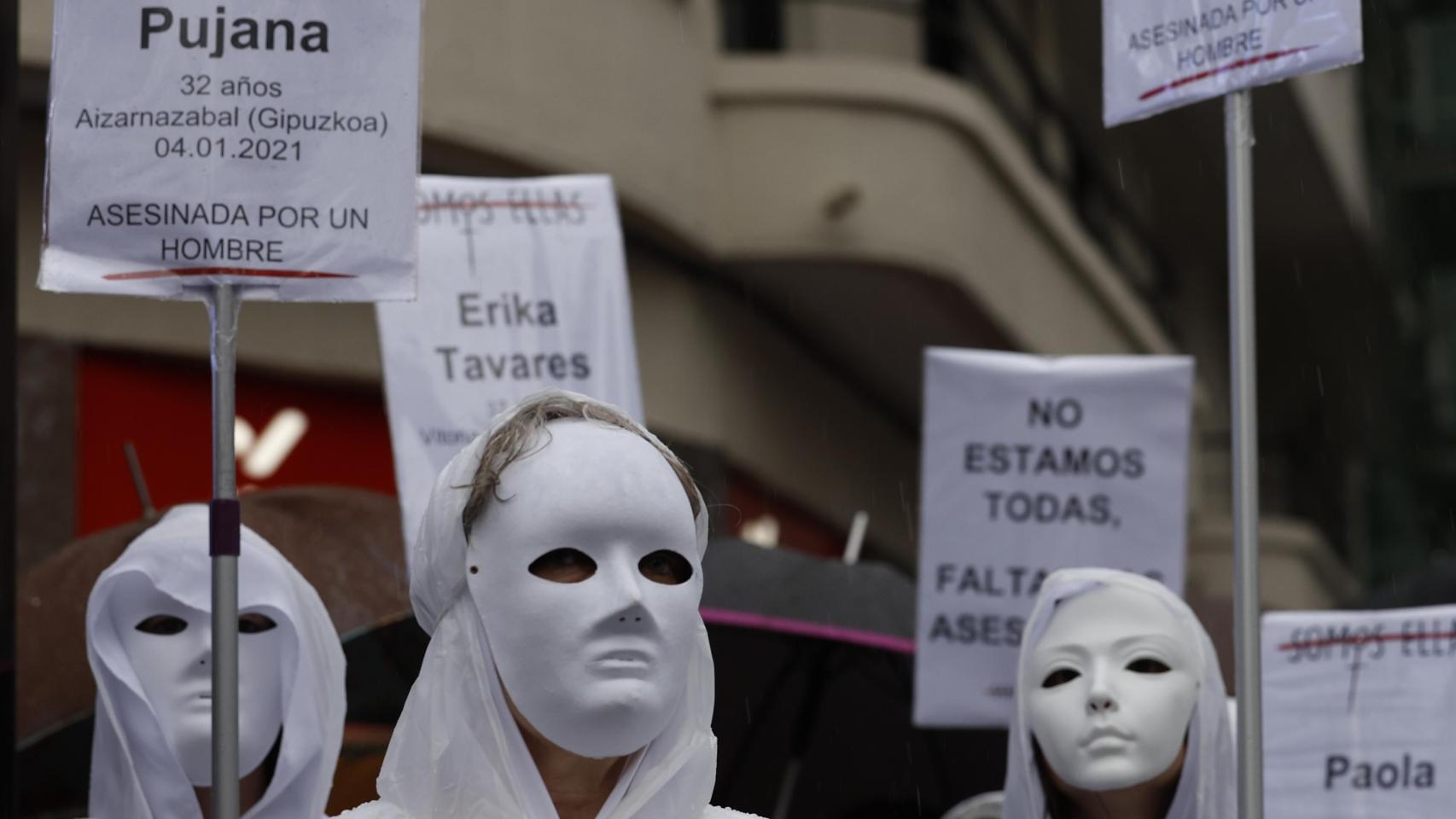 8-M en Euskadi, en imágenes