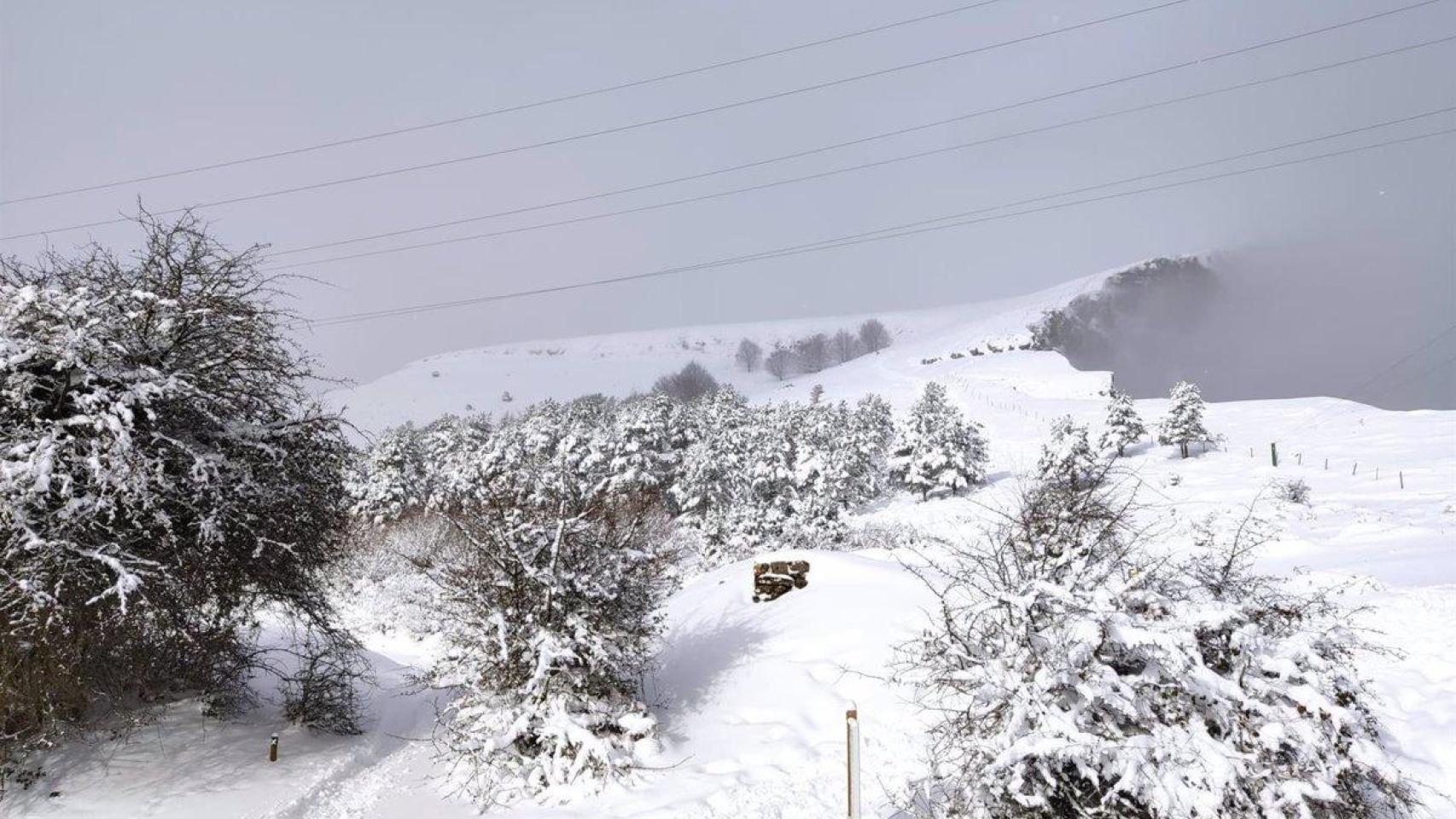 Nieve en Euskadi / Europa Press