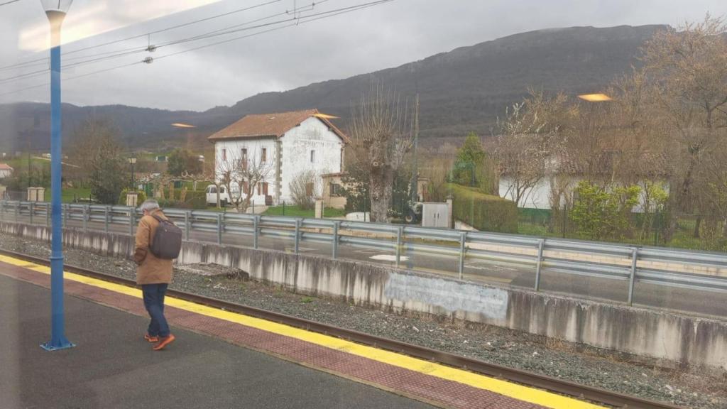 Un pasajero decidió dar marcha atrás y volver a Pamplona.