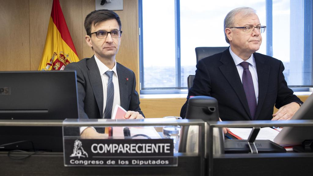 El presidente de RTVE, José Pablo López, en el Congreso de los Diputados, en una foto de archivo