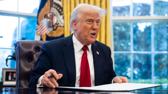 El actual presidente de Estados Unidos, Donald Trump.